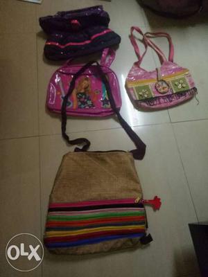 Fancy bags for children in excellent condition