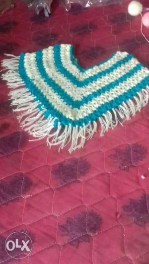 Hand made wool shawls for kids 500 and above 14 years 700
