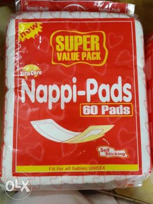 Nappi-Pads Super Value Pack 60-pad Napkin Pack