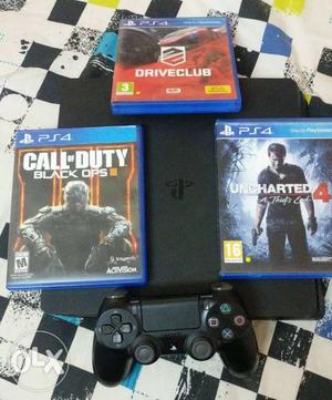 New PS4 only six months old...with three games as