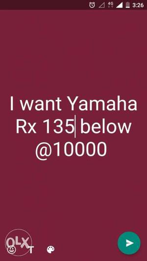 Pink Background With I Want Yamaha RX Text Screenshot
