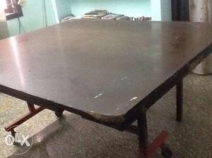 Rectangular Brown Wooden tennis Table