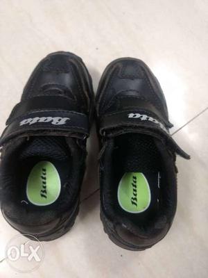 Shoes for baby boy...Bata brand..size 9 jet black