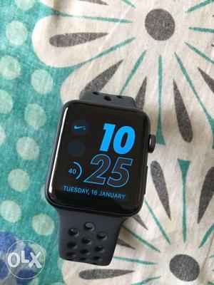 Space Black Aluminum Case Apple Watch With Nike+ Band