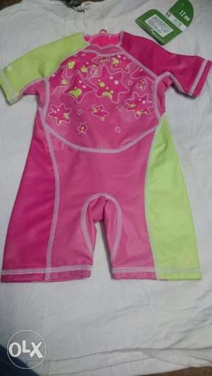 Swimming costum for baby girl. Not used at all