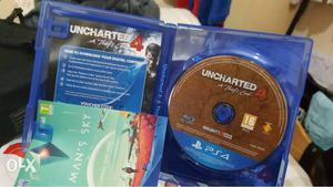 Uncharted 4 (PS4) in scratchless condition.. best