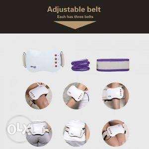 White Adjustable Belt Collage