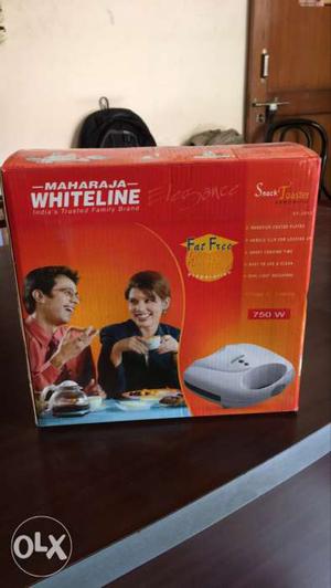 White Maharaja Whiteline Sandwich Maker Box