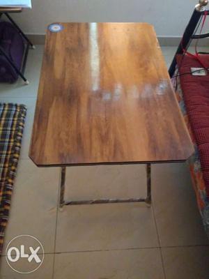 1 year old wooden table.