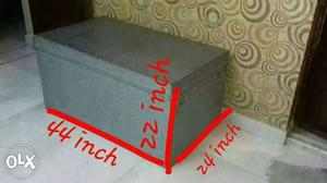 A iron trunk is very good condition at very low