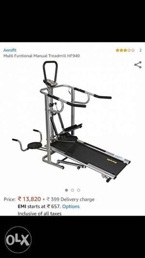Aerofit Manual Treadmill Superb Condition