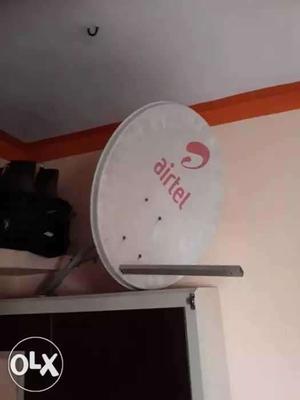Airtel dish tv complet with sat up box