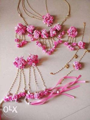 Artificial flower jewellery