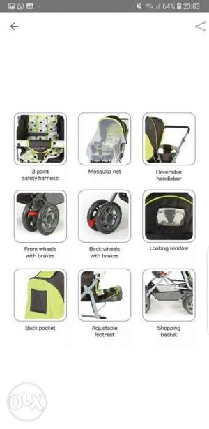 Baby pram and stroller from Luvlap brand