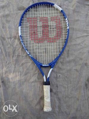 Blue Wilson Tennis Racket