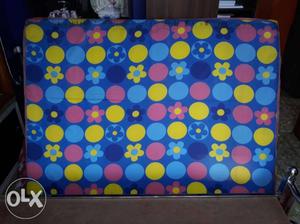 Blue, Yellow, And Pink Floral Mattress