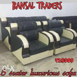 Brand new 5 seater luxurious sofa with 10 years warranty