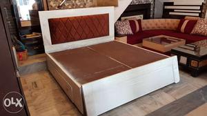 Brand new bed wd great looks in heavy boxes(18mm top & 12mm