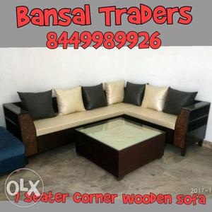 Brand new corner sofa with 10 years full warranty..100% rate
