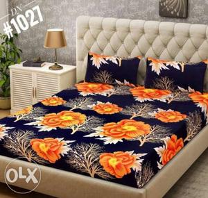Comfy Poly Cotton Double Bedsheet Fabric: