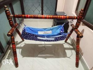 Cradle from rajasthan made of wood Brand new