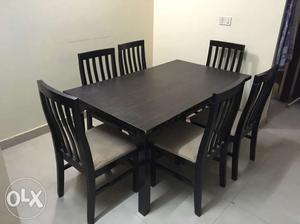 Dining Table - 6 Seater, one year 7 months old,