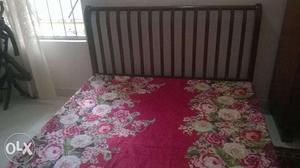 Double Bed - Rubber Wood - 78" x 60" - Unused