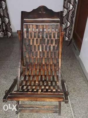 Foldable wooden chair at good condition