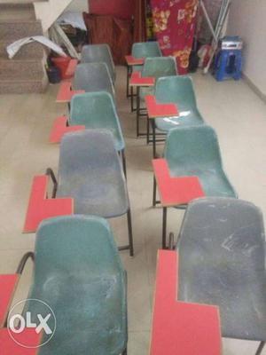 Green-and-red Writing Chair Lot