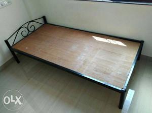 Iron Single Cot bed with free Matress