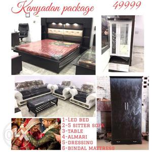 Kanya dan package gold!tarun traders furniture