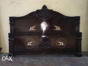 Karnataka Rosewood king size koat with inlay n