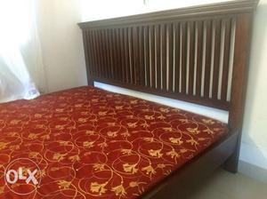 King Size Bed from Fab India, Sheesham wood.