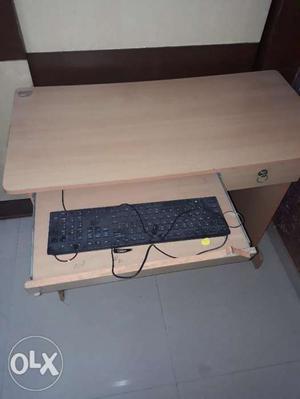 Laptop/Desktop table with shelf and storage