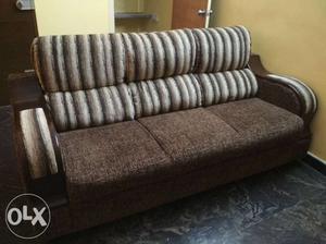Less used new 3 seater sofa with super soft foam