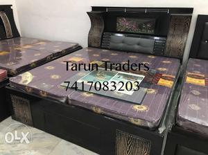 New brand bed without mattress ! tarun traders