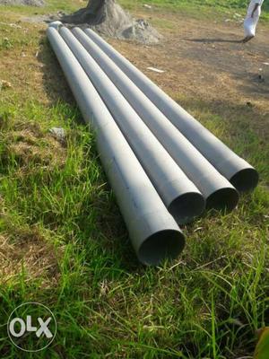 One feet dia pvc pipe 4 nis and one Lbow. new