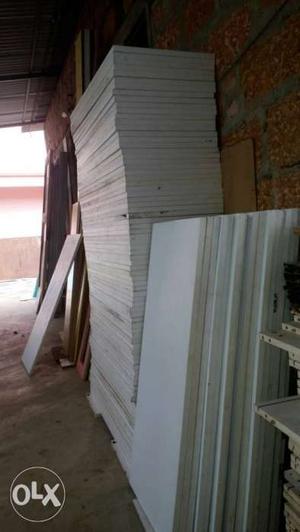 Rectangular White Wooden Board Lot