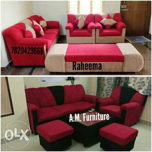 Red sultan fab sofa factory out let deewan pillow
