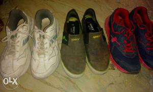 Sparx Brand of Three Pairs of shoes two sports and one