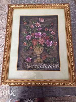 Wall hanging flower scenery as new