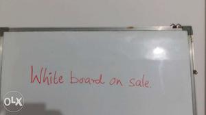 Whiteboard 3 × 4 ft in excellent condition.