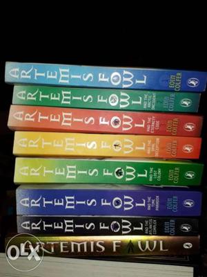 A set of 8 books belonging to the 'Artemis Fowl'