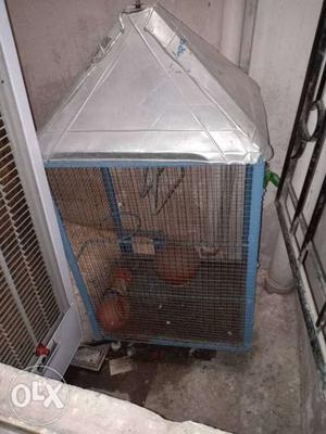 Bird cage...with swings for birds n all they need