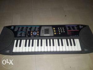 Black And White Casio Electronic Keyboard