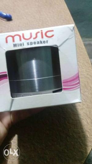 Black Music Mini Speaker Box