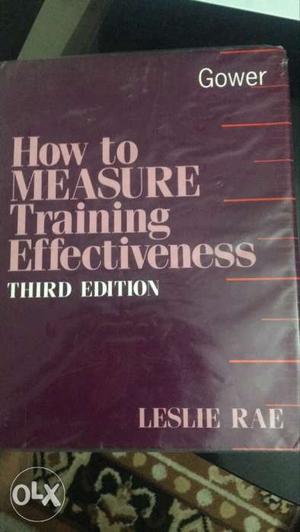Brand new book in "How to measure training