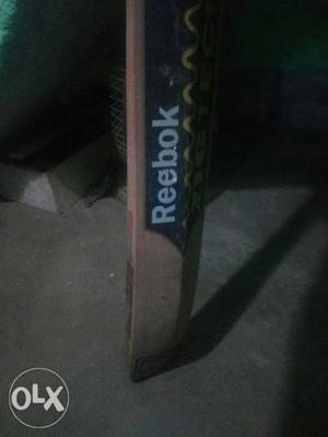 Brown, Black, And White Reebok Cricket Bat