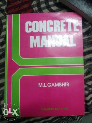 Concrete lab manual ml gambhir new edition new