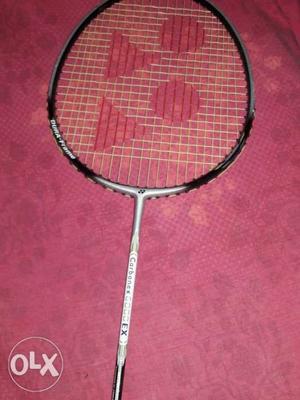 Gray And Black YONEX Badminton Racket